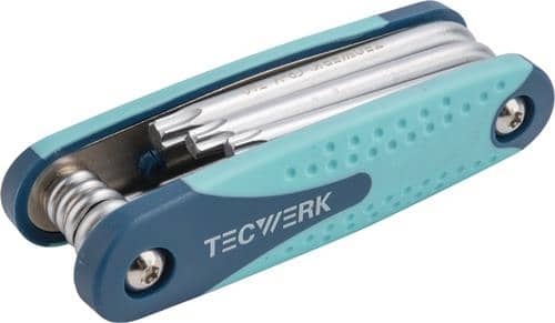 TECWERK Schraubendrehersatz 8-tlg.Handklapphalter T9-T40 S2-Stahl TECWERK