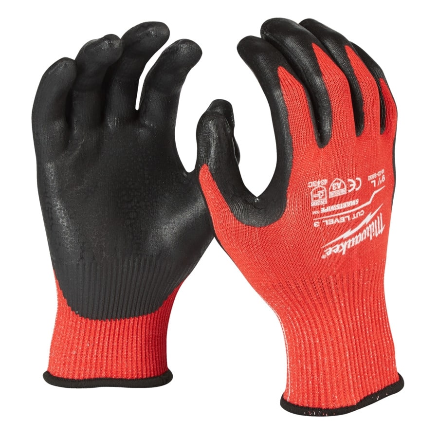 MILWAUKEE Größe 10 (XL) Schnittschutzhandschuhe Klasse 3/C