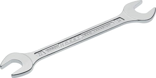 HAZET Doppelmaulschlüssel 450N 22x24mm L.254,6mm verchr.HAZET