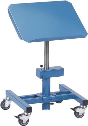 FETRA Materialständer Ladefl.-L510xB410mm verstellb.H.720-1070mm brillantblau fahrbar