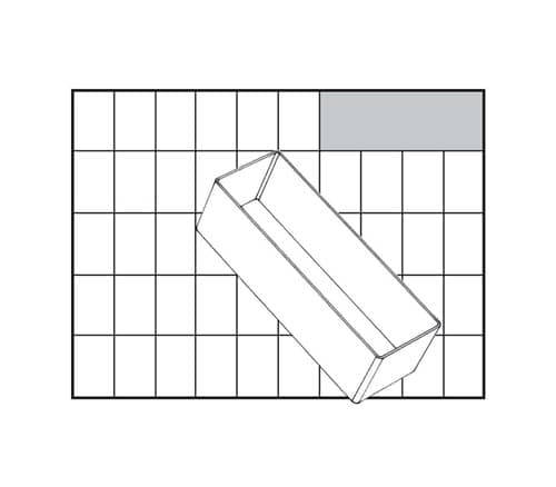 RAACO Einsatz B.55xT.157xH.69mm f.Art.Nr.871528,871553-871557,871561 Einsatz 80 BA8-2