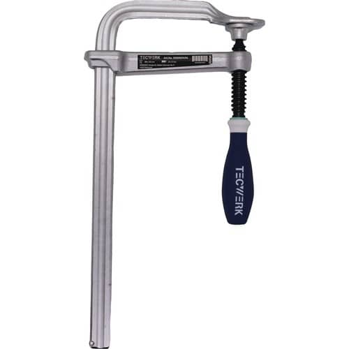 TECWERK Ganzstahlschraubzwinge Spann-W.800mm A.120mm 3-K-Griff TECWERK