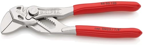 KNIPEX Zangenschlüssel L.125mm Spann-W.23mm verchr.Ku.-Überzug KNIPEX