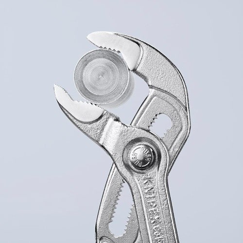 KNIPEX Wasserpumpenzange Cobra® L.250mm Spann-W.46mm verchr.Ku.-Überzug KNIPEX
