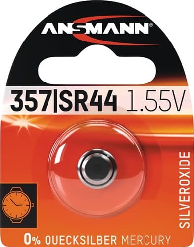 ANSMANN Knopfzelle 1,55 V 133 mAh SR44 11,6x5,4mm 1 St./Bl.ANSMANN