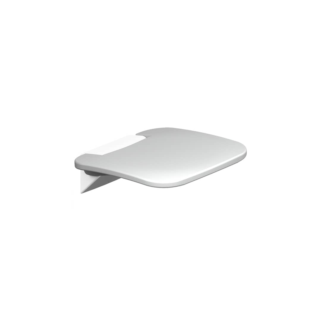 KWS Duschklappsitz A100 381x368mm signalgrau / austerngrau