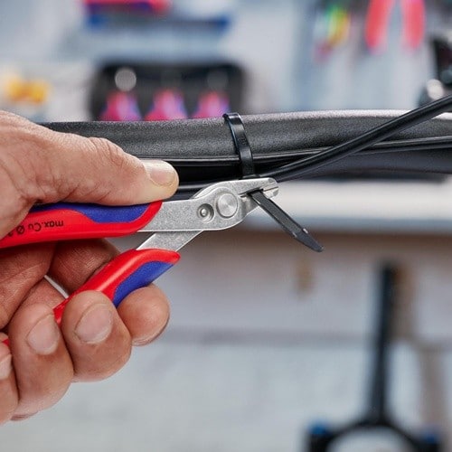 KNIPEX Elektronikseitenschneider Super-Knips® INOX L.140mm Facette nein pol.
