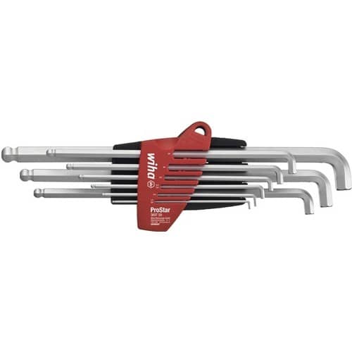 WIHA Winkelschraubendrehersatz 369T S9 9-tlg.ProStar-Halter SW 1,5-10mm