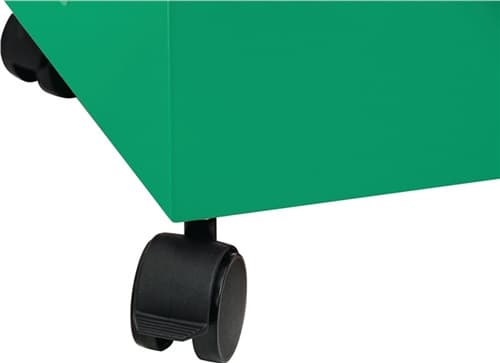 STUMPF Wertstoffsammler 45l H710xB330xT310mm verkehrsgrün fahrbar