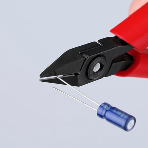 KNIPEX Elektronik-Seitenschneider L.125mm Form 2 Facette ja,kl.KNIPEX