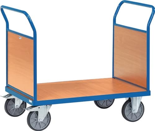 FETRA Doppelstirnwandwagen Ladefl.-L850xB500mm 2 Stirnwände Holzwerkstoff