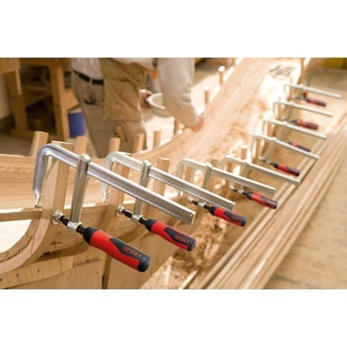BESSEY Ganzstahlschraubzwinge GZ-2K Spann-W.160mm A.80mm 2-K-Griff BESSEY