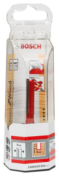 BOSCH Nutfräser Expert for Wood, 8 mm, D1 8 mm, L 31,8 mm, G 70 mm
