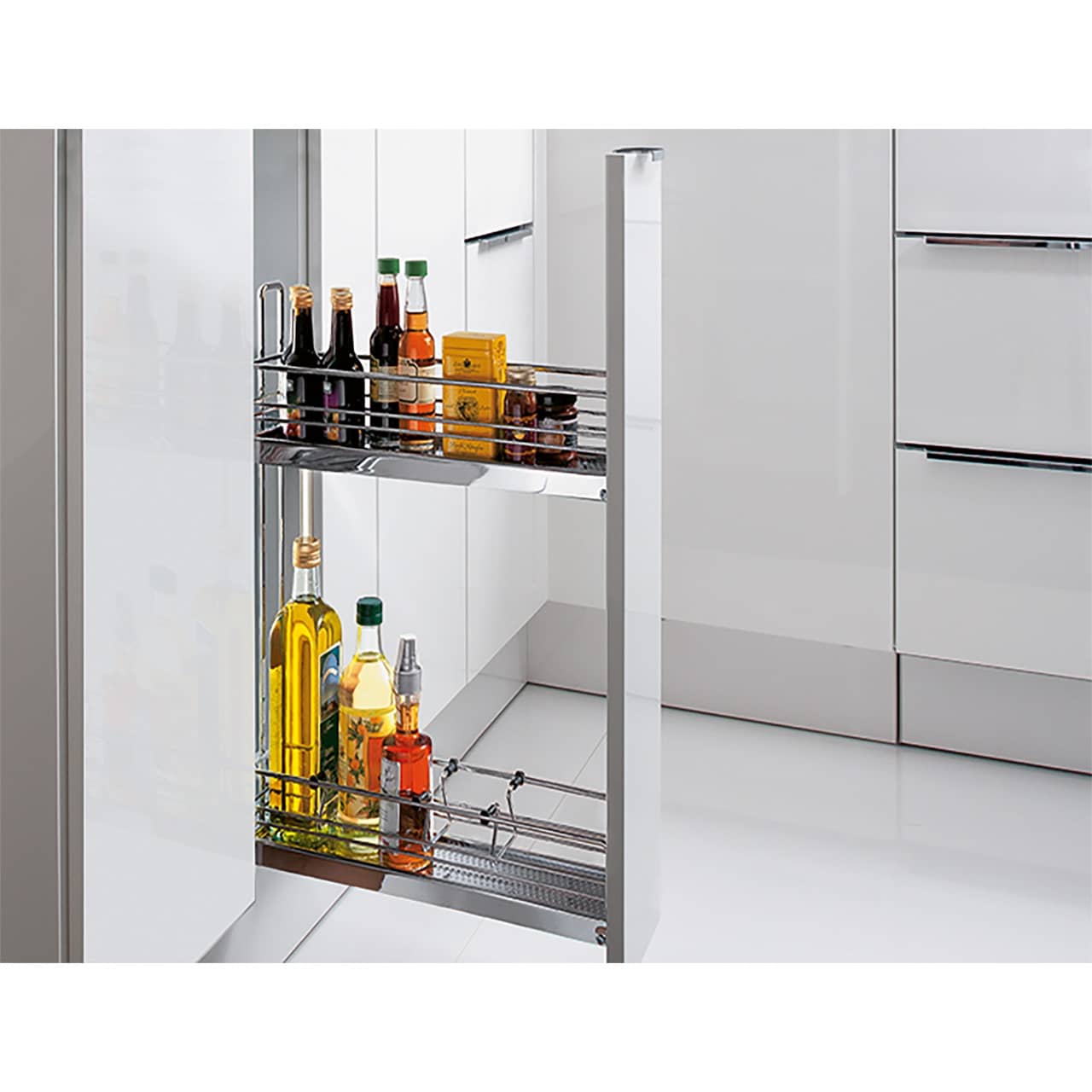 HETTICH Frontauszug 90°, 2-etagig, auf Actro Basis,