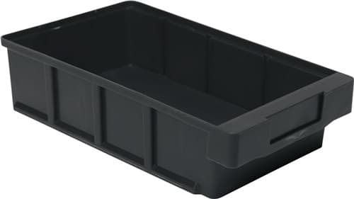 LA-KA-PE Regalkasten L300xB186xH83mm schwarz PP 8 St/Karton