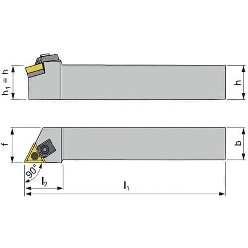 TECWERK Klemmdrehhalter MTJNR2020K16 re.vern.Außen TECWERK
