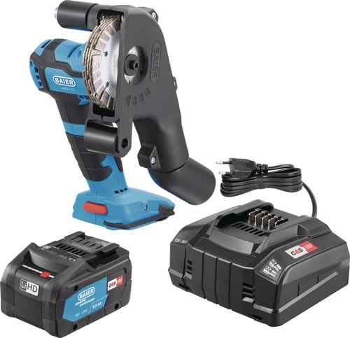 BAIER Akku-Mauernutfräse ABDN 20-PV Set 18V 8Ah Fräs-T.22mm Fräs-B.15mm