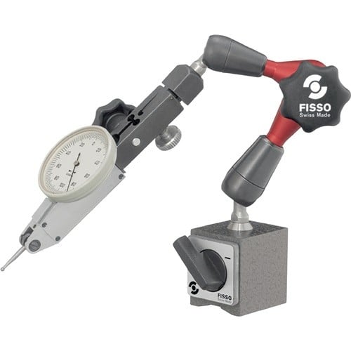 FISSO Magnetmessstativ STRATO-LINE R. 130mm Gesamt-H. 220mm Haftkraft 300 N FISSO