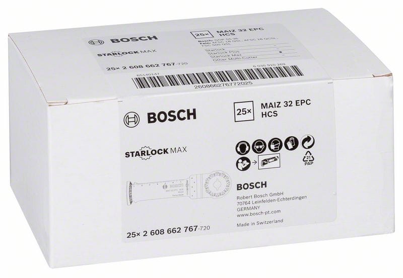 BOSCH HCS Tauchsägeblatt MAIZ 32 EPC Wood, 80 x 32 mm