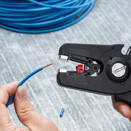 KNIPEX Automatikabisolierzange PreciStrip16 L.195mm 0,08-16 (AWG 28-5) mm² KNIPEX