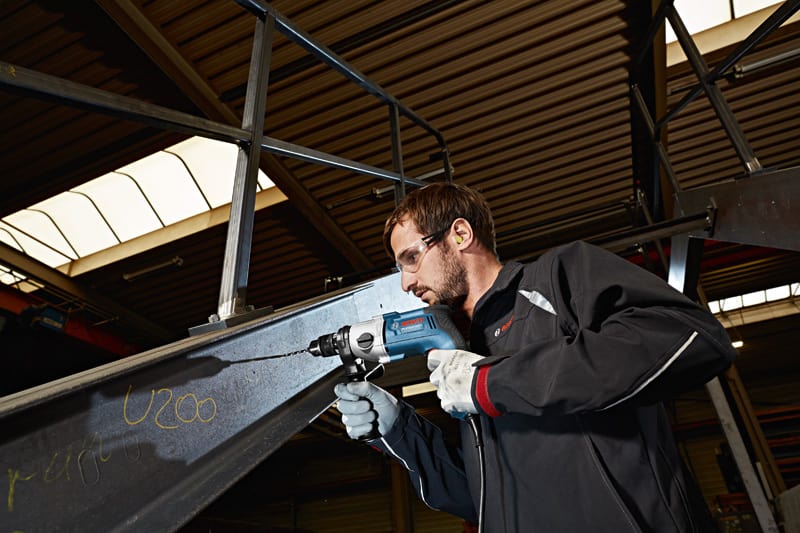 BOSCH Bohrmaschine GBM 13-2 RE, mit hochpräzisem Schnellspannbohrfutter 1,5 - 13 mm