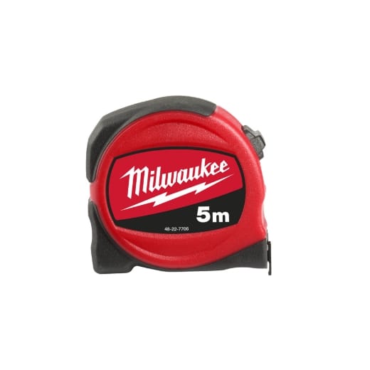 MILWAUKEE nicht-magnetisch, 25 mm breites Band Slim-Bandmaß 5 m