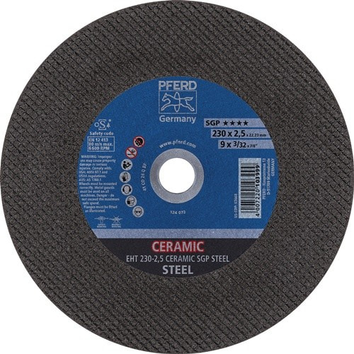 PFERD TOOLS Trennscheibe Ceramic SGP Steel D230x2,5mm ger.STA PFERD