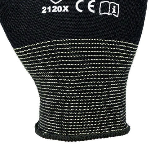 ASATEX Handschuhe Gr.10 schwarz PA m.Soft-Polyurethan ASATEX