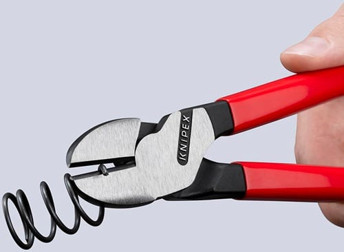 KNIPEX Kraftseitenschneider L.250mm pol.Form 0 Ku.-Überzug KNIPEX