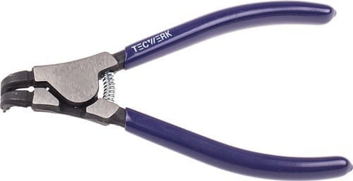 TECWERK Sicherungsringzange A 11 f.Wellen D.10-25mm pol.TECWERK