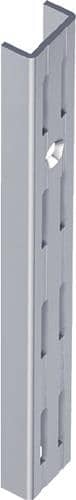 ALFER ELEMENT SYSTEM Wandsch.L.2000mm weißaluminum STA zweireihige Lochung ALFER ALUMINIUM