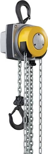 COLUMBUS Stirnradflaschenzug Yalelift 360 Trgf.500kg Hubh.3m m.Traghaken