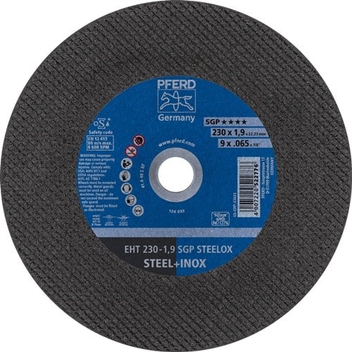 PFERD TOOLS Trennscheibe SGP STEELOX D230x1,9mm ger.INOX Bohr.22,23mm PFERD