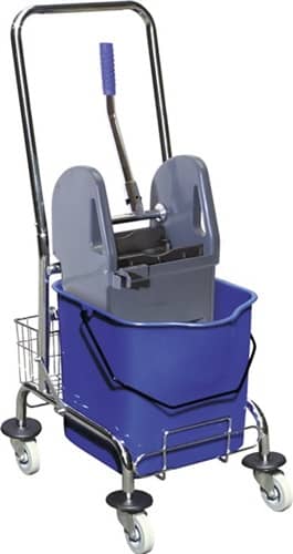 SPRINTUS Reinigungswagen Eimer 1x27 l,Presse,Ablagekorb STA SPRINTUS