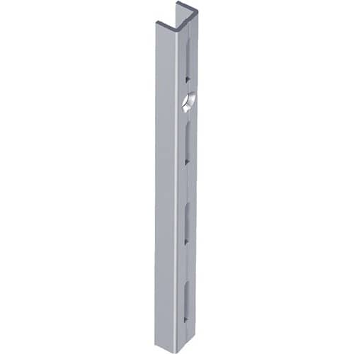 ALFER ELEMENT SYSTEM Wandsch.L.500mm weiß STA einreihige Lochung ALFER ALUMINIUM
