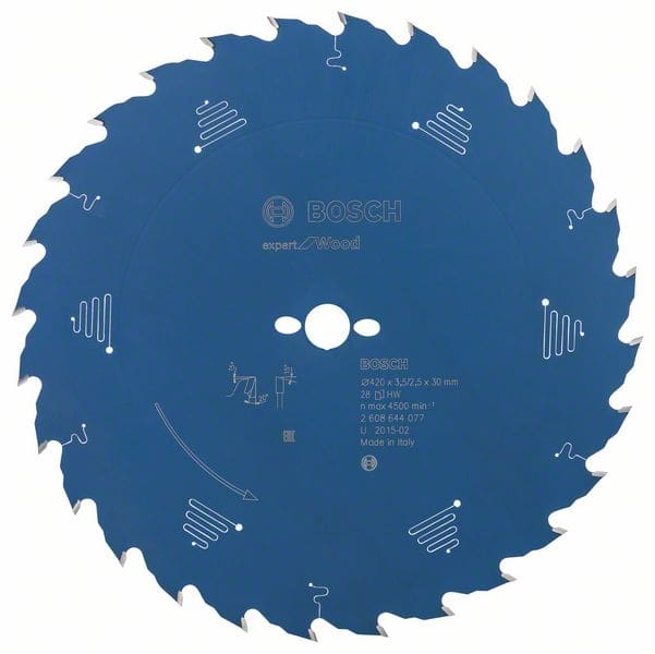 BOSCH Kreissägeblatt Expert for Wood, 420 x 30 x 3,5 mm, 28