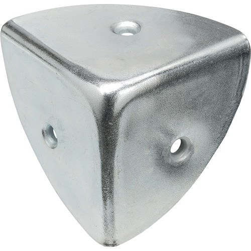 VORMANN Kistenecke H.36mm S.1mm STA blau verz.hohe Form Löcher 3 VORMANN
