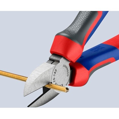 KNIPEX Seitenschneider L.180mm Kopf pol.Comfort-Griffe max.2,5mm KNIPEX