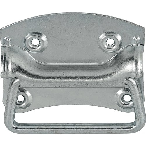 VORMANN Kistengriff Höhe80mm Breite100mm STA blau verz.Löcher 4 VORMANN
