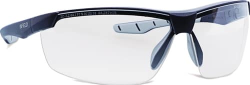 INFIELD SAFETY Schutzbrille Flexor Plus XL EN 166 Fassung:Kristall,Scheibe:klar