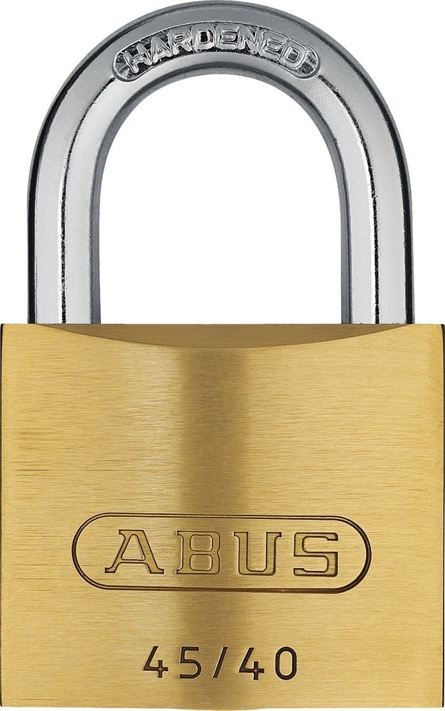 ABUS Zylindervorhangschloss 45, Messing massiv