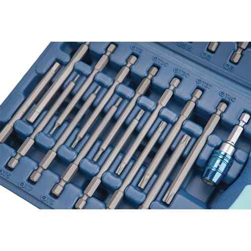 TECWERK Bitsortiment 30-tlg.Schlitz/PH/PZD/TX-BO/6Kt.TECWERK