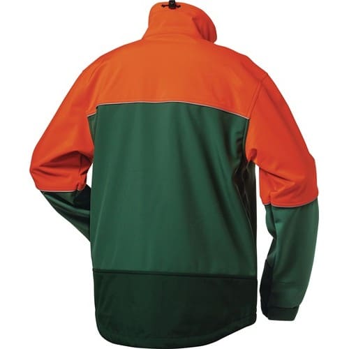 ELYSEE Waldarbeiter-Softshelljacke SANDDORN Gr.L grün/orange ELYSEE