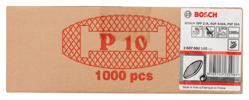 BOSCH Flachdübel, 55 x 19 x 4 mm, GR 10, 1000er-Pack