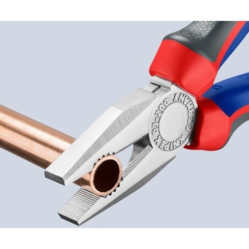 KNIPEX Kombizange L.200mm verchr.Comfort-Griffe KNIPEX