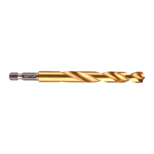 MILWAUKEE 10,0 x 120 mm SHOCKWAVE Metallbohrer HSS-G RED HEX Titan 1/4"