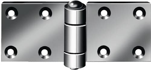VORMANN Scharnier H.50mm B.130mm S.4mm STA blau verz.gerollt VORMANN