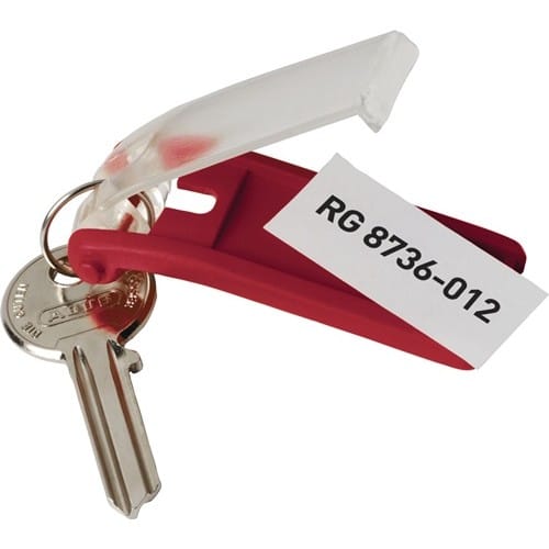DURABLE Schlüsselanhänger Key Clip rot Ku.