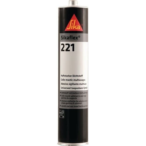 SIKA Polyurethandichtstoff Sikaflex®-221 schwarz 300ml Kartusche SIKA