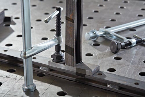 BESSEY Spannelement TWM28 m.Spezialdruckplatte max.300mm f.Bohrungs-D.28mm BESSEY